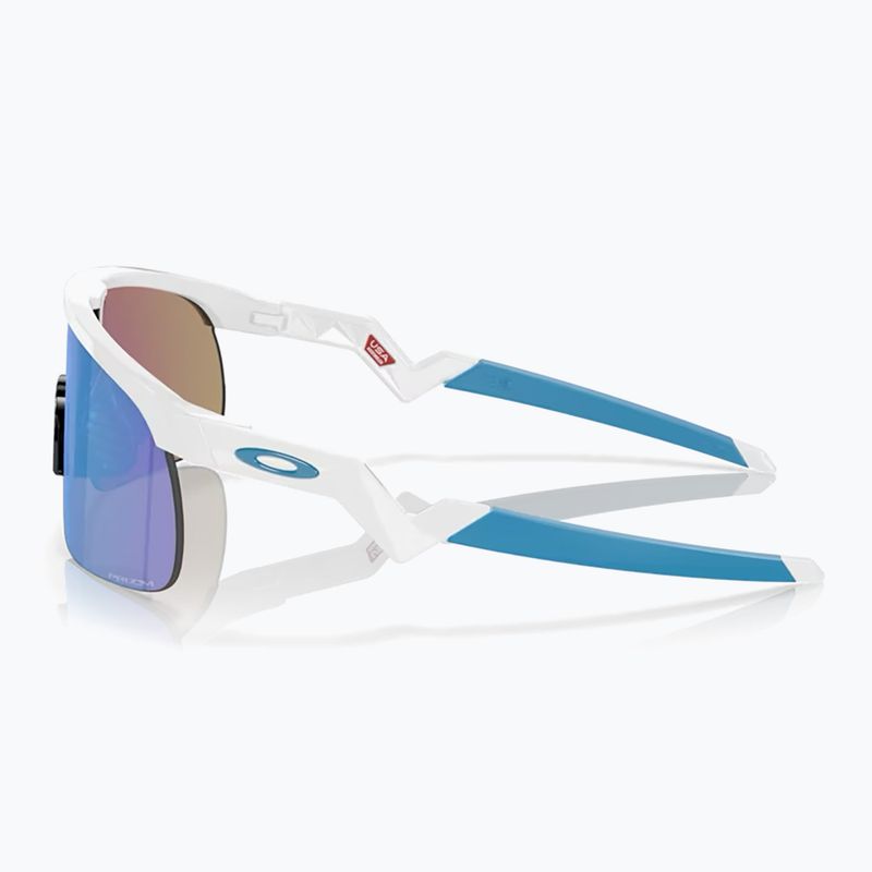 Occhiali da sole Oakley Resistor bianco lucido/zaffiro per bambini 6