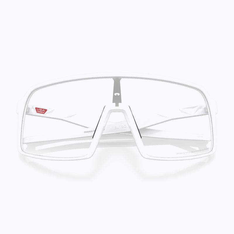 Occhiali da sole Oakley Sutro bianco opaco/nero fotocromatico 9
