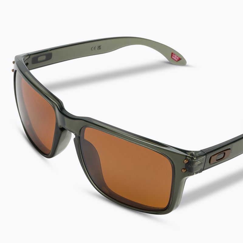 Occhiali da sole polarizzati Oakley Holbrook olive ink/prizm tungsten 5
