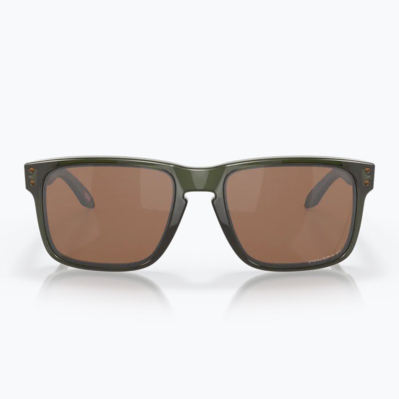 Occhiali da sole polarizzati Oakley Holbrook olive ink/prizm tungsten 7