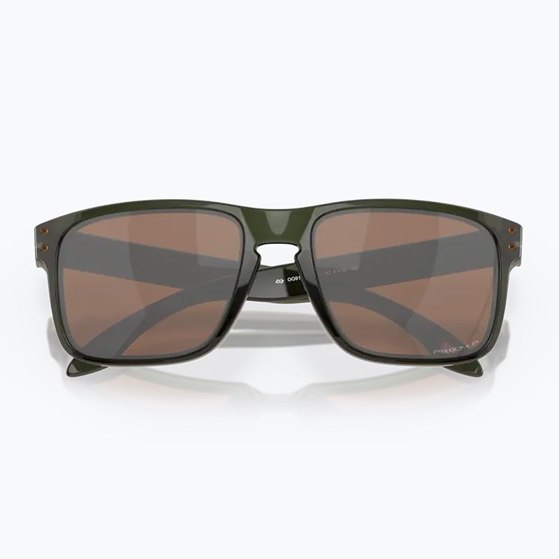 Occhiali da sole polarizzati Oakley Holbrook olive ink/prizm tungsten 10