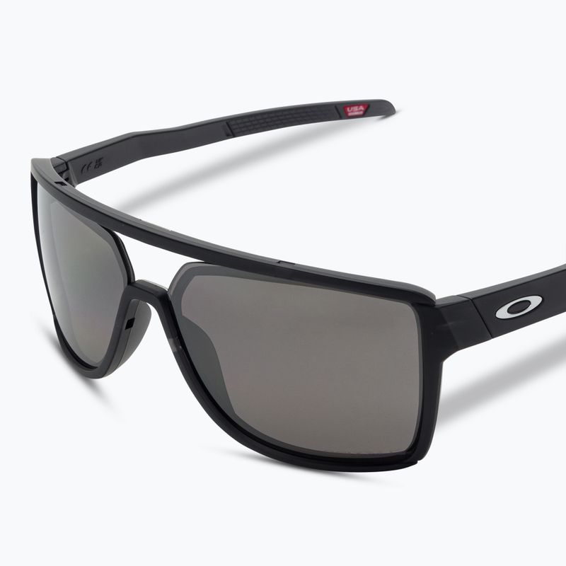 Occhiali da sole Oakley Castel nero opaco/prizm nero polarizzato 5