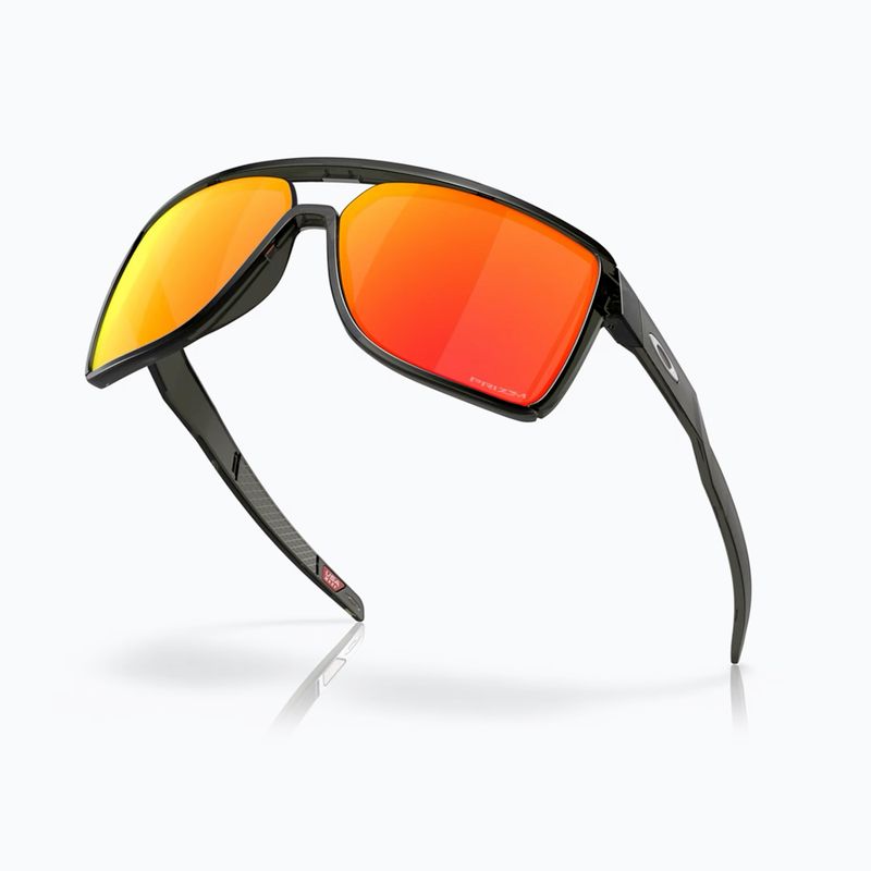 Occhiali da sole Oakley Castel grigio opaco fumo/prizm rubino 4
