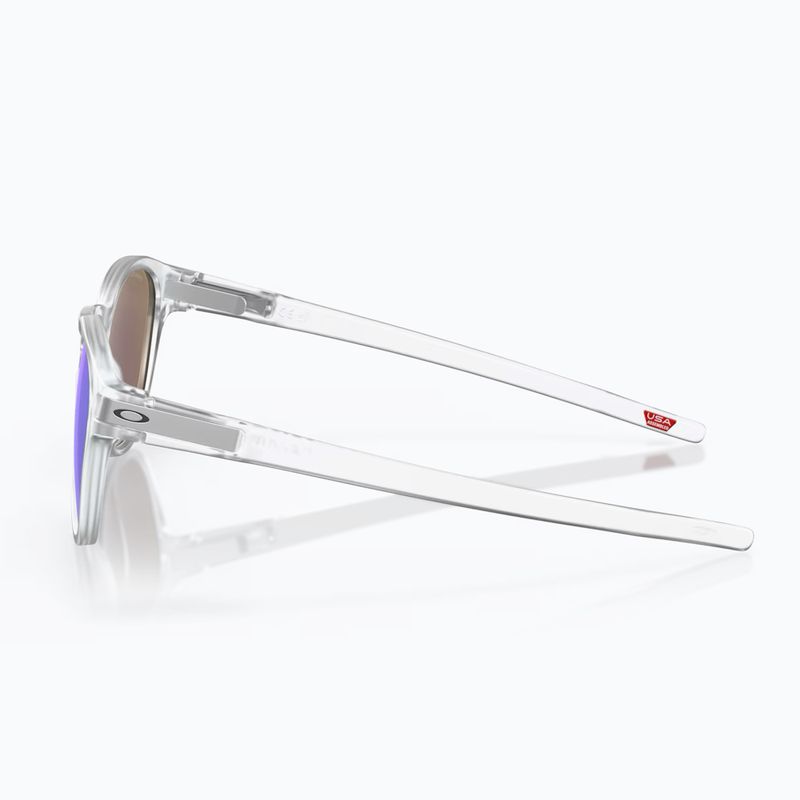 Occhiali da sole polarizzati Oakley Latch matte clear/prizm sapphire 3