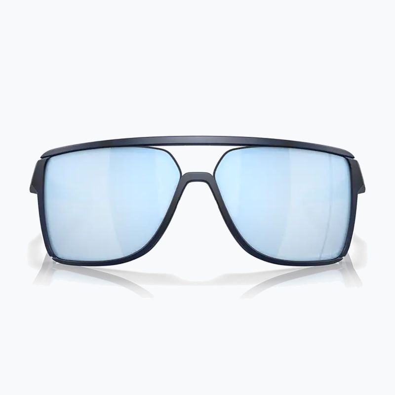 Occhiali da sole Oakley Castel matte trans blue/prizm deep water polarizzati 7