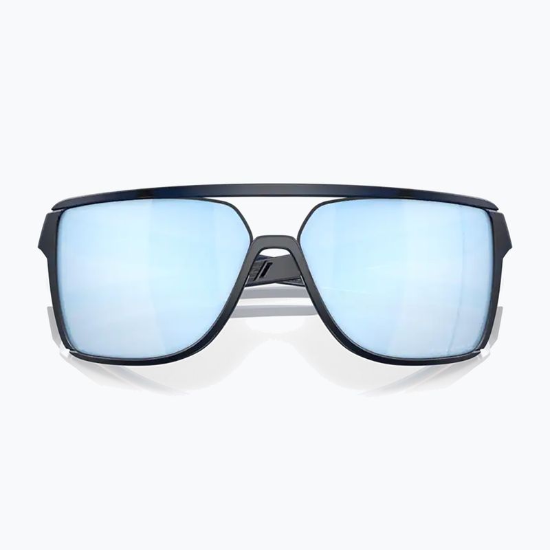 Occhiali da sole Oakley Castel matte trans blue/prizm deep water polarizzati 10