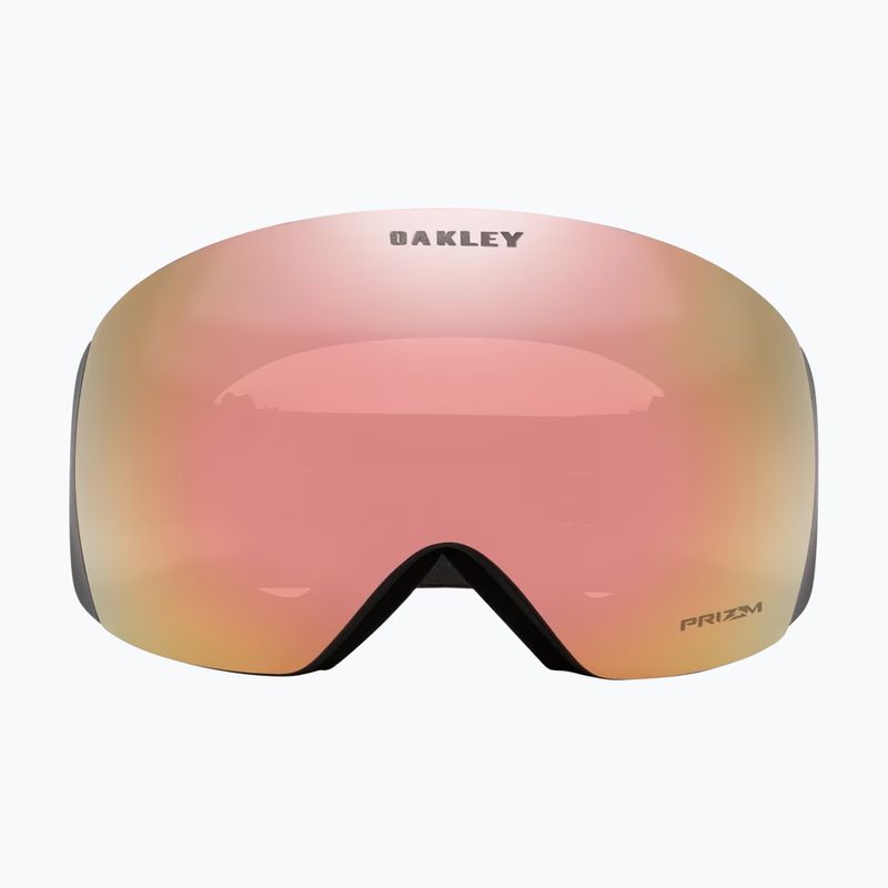 Occhiali da sci Oakley Flight Deck L in ferro forgiato opaco/prizm oro rosa iridium 2
