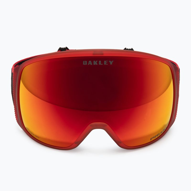 Oakley Flight Tracker L opaco b1b redline/prizm torch iridium occhiali da sci 2