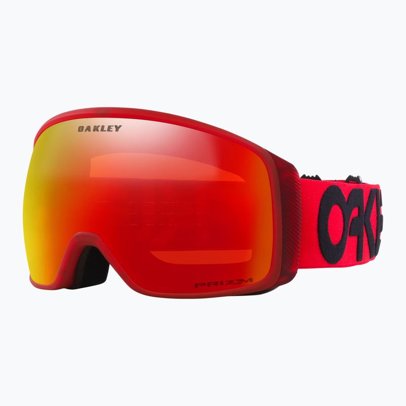 Oakley Flight Tracker L opaco b1b redline/prizm torch iridium occhiali da sci