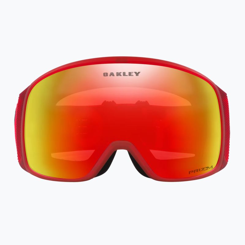 Oakley Flight Tracker L opaco b1b redline/prizm torch iridium occhiali da sci 2