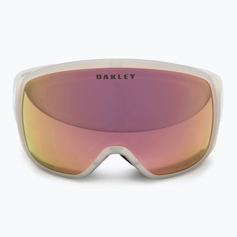 Oakley Flight Tracker M opaco b1b cool grey/prizm rose gold iridium occhiali da sci 2