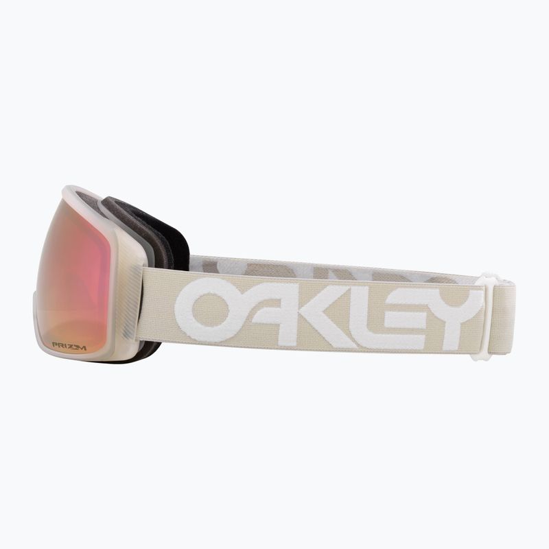 Oakley Flight Tracker M opaco b1b cool grey/prizm rose gold iridium occhiali da sci 4