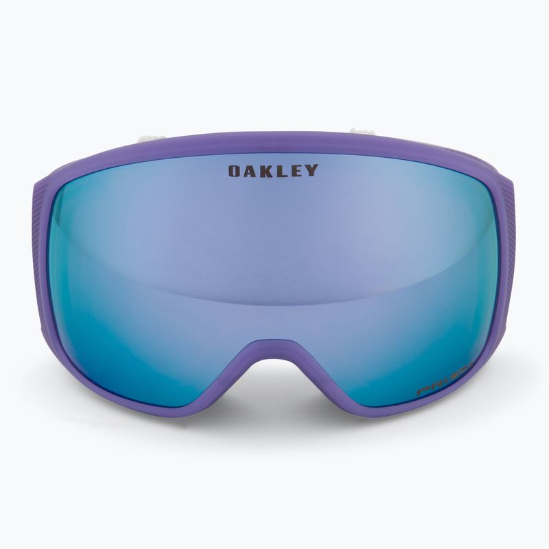 Oakley Flight Tracker M opaco b1b lilla/prizm zaffiro iridium occhiali da sci 2