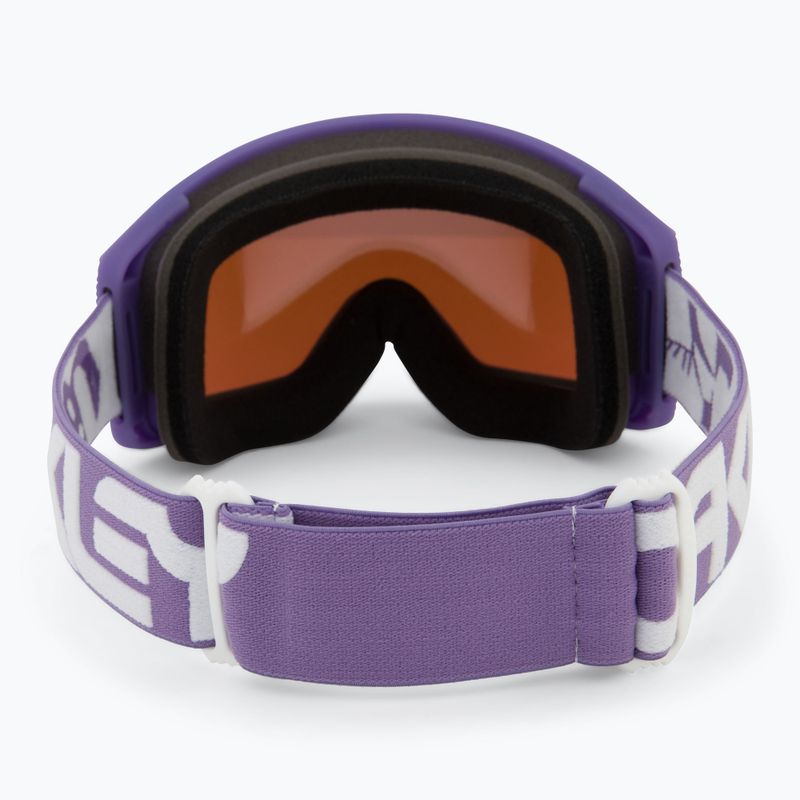 Oakley Flight Tracker M opaco b1b lilla/prizm zaffiro iridium occhiali da sci 3