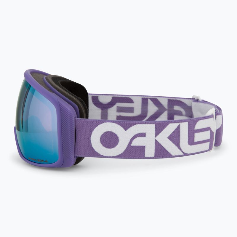 Oakley Flight Tracker M opaco b1b lilla/prizm zaffiro iridium occhiali da sci 4