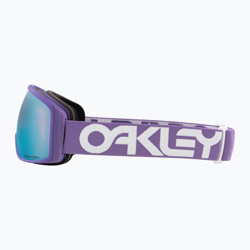Oakley Flight Tracker M opaco b1b lilla/prizm zaffiro iridium occhiali da sci 8
