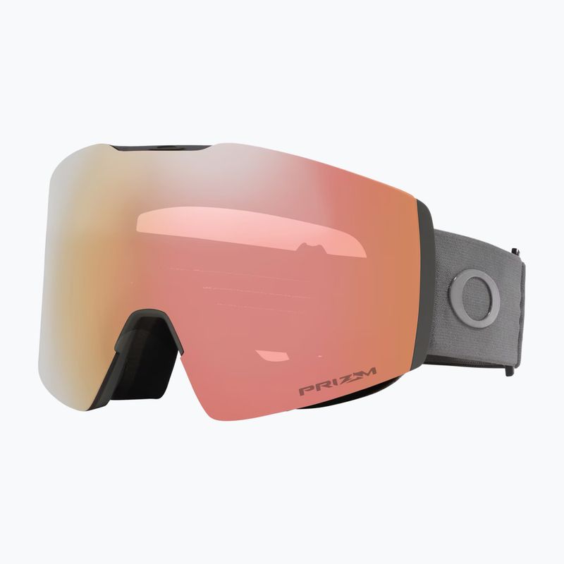 Occhiali da sci Oakley Fall Line L in ferro forgiato opaco/prizm oro rosa iridium