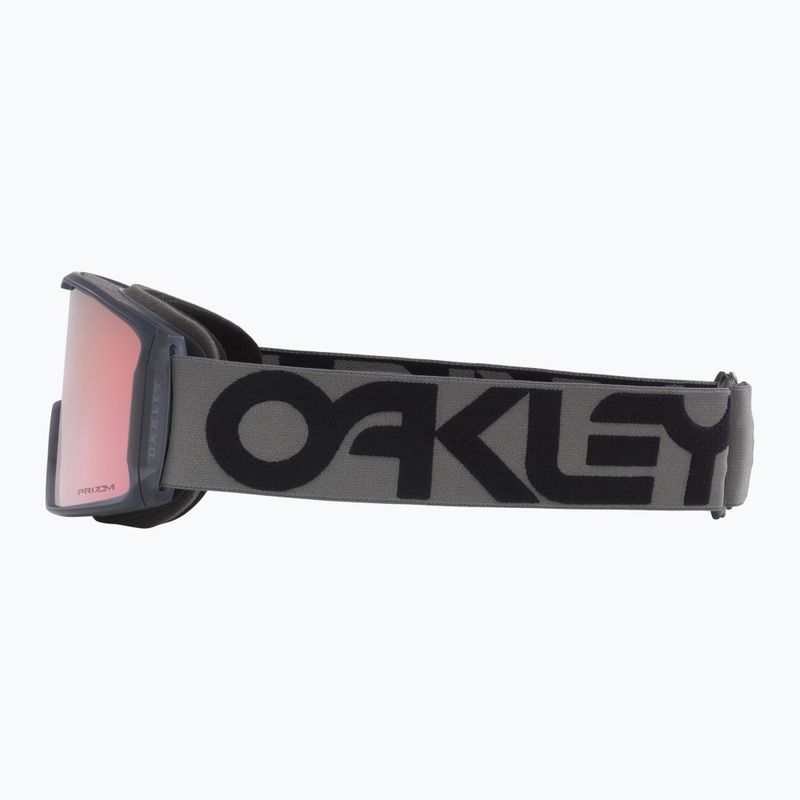 Oakley Line Miner L opaco b1b ferro forgiato/prizm oro rosa iridium occhiali da sci 4