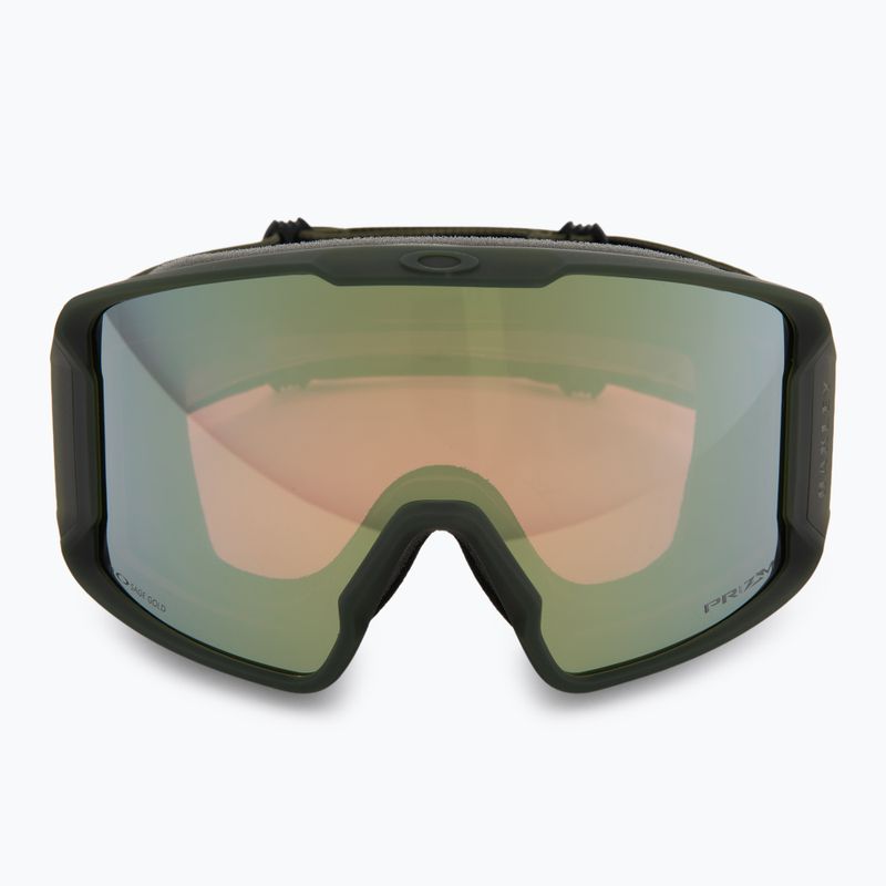 Oakley Line Miner L matte b1b dark brush/prizm sage gold iridium occhiali da sci 2