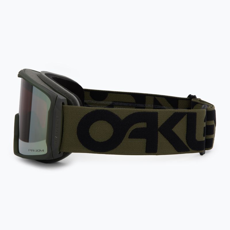 Oakley Line Miner L matte b1b dark brush/prizm sage gold iridium occhiali da sci 4