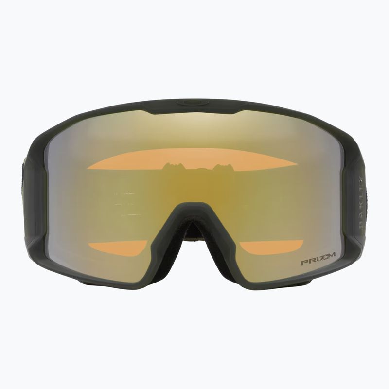 Oakley Line Miner L matte b1b dark brush/prizm sage gold iridium occhiali da sci 2