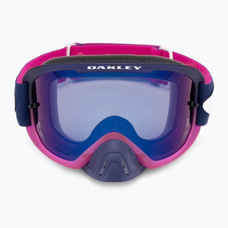 Oakley O Frame 2.0 Pro Occhiali da ciclismo MTB tld navy stripes/nero ice iridium 2