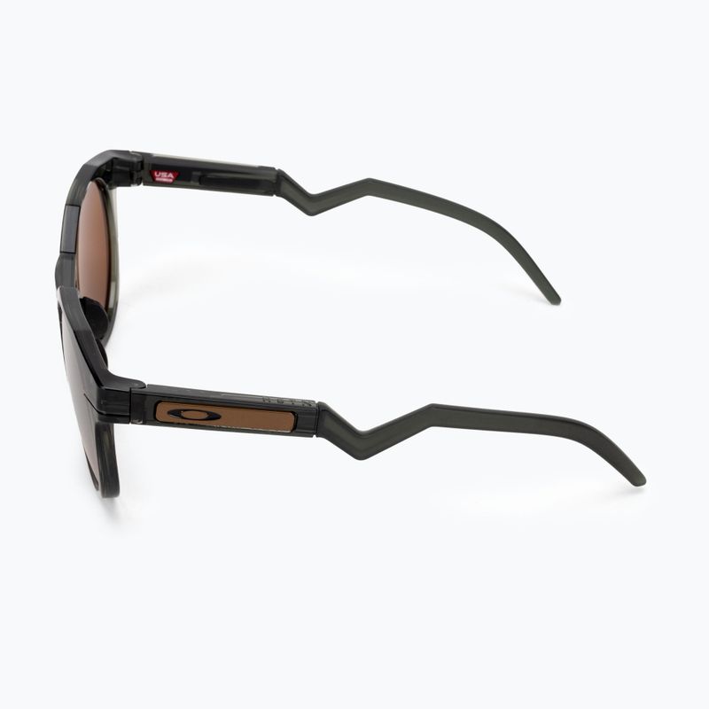 Occhiali da sole polarizzati Oakley HSTN olive ink/prizm tungsten 4