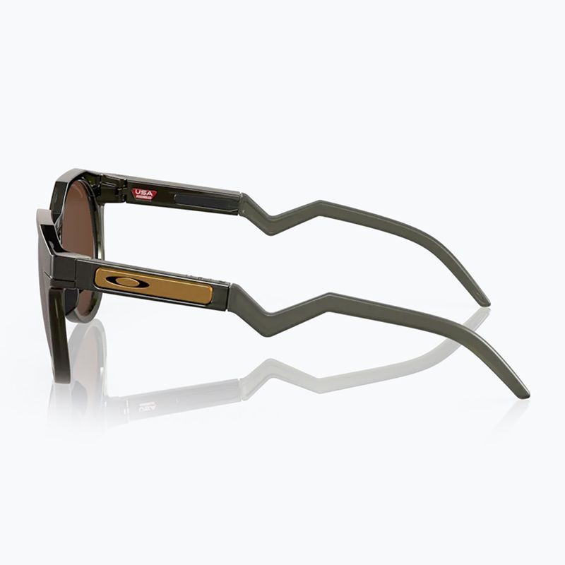 Occhiali da sole polarizzati Oakley HSTN olive ink/prizm tungsten 7