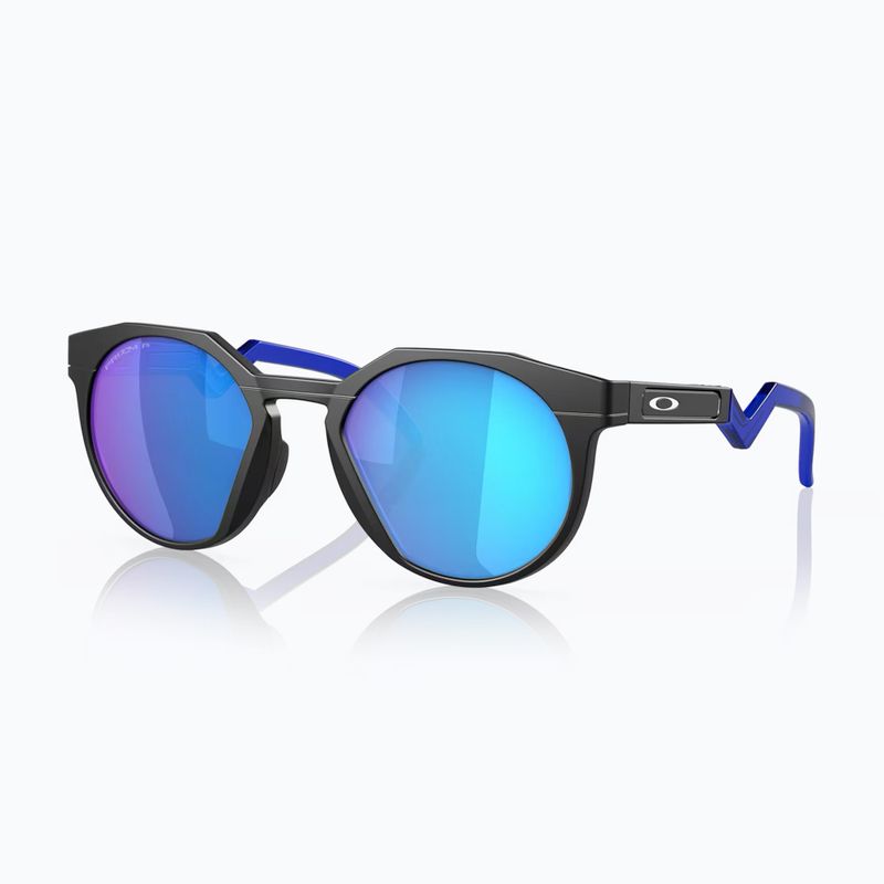 Occhiali da sole Oakley HSTN nero opaco/zaffiro polar 2
