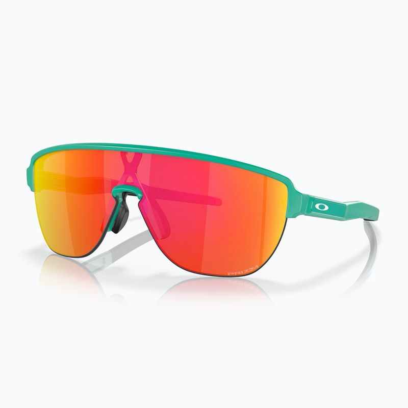 Occhiali da sole Oakley Corridor celeste opaco/prizm rubino