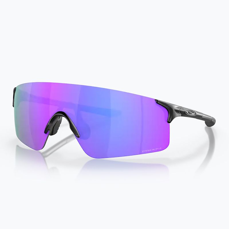 Occhiali da sole Oakley Evzero Blades nero opaco/viola Prizm 6