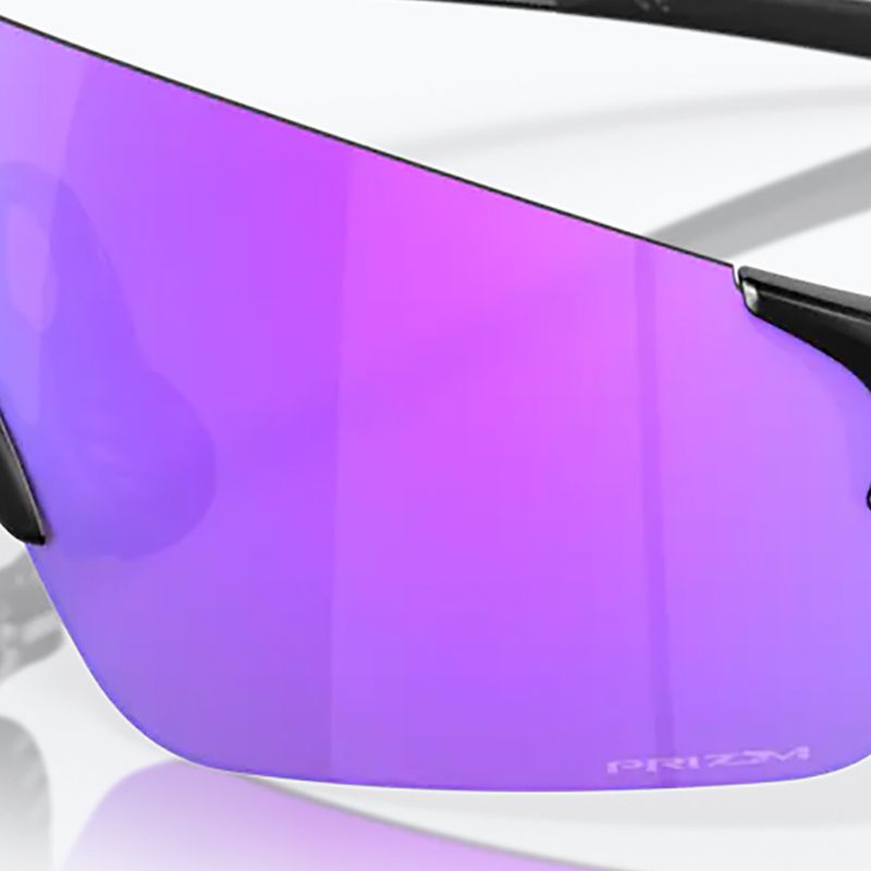 Occhiali da sole Oakley Evzero Blades nero opaco/viola Prizm 11