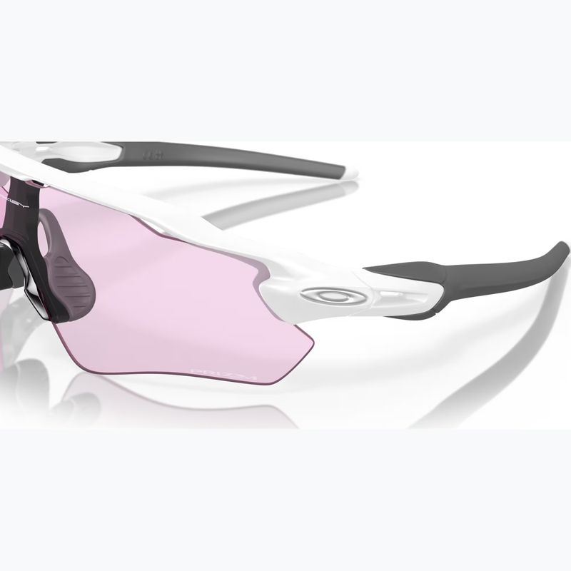 Occhiali da sole Oakley Radar EV Path bianco opaco/prizmato a bassa luminosità 6