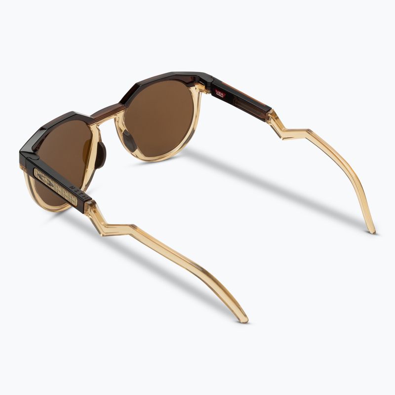 Occhiali da sole Oakley HSTN Kylian Mbappé Signature Series ambra scuro/curry chiaro 2