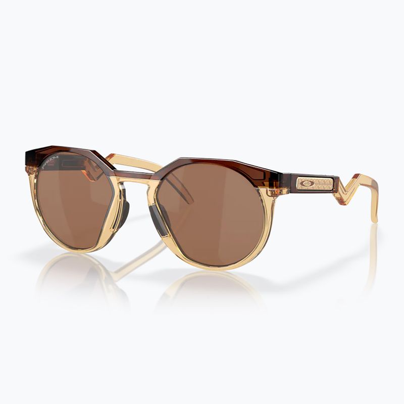 Occhiali da sole Oakley HSTN Kylian Mbappé Signature Series ambra scuro/curry chiaro 6