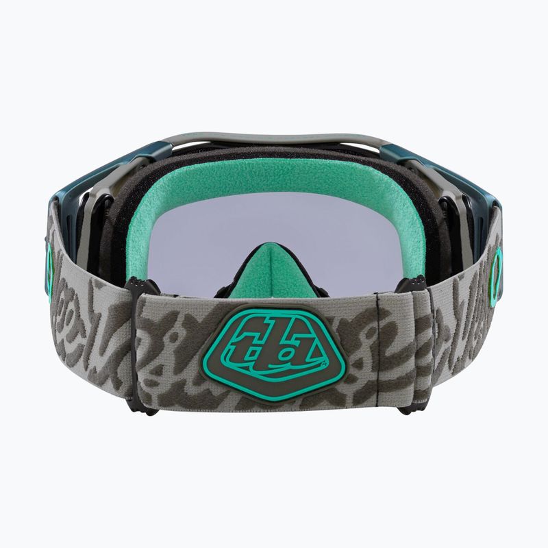 Occhiali da ciclismo Oakley Airbrake MTB tld verde tattico/grigio chiaro 4