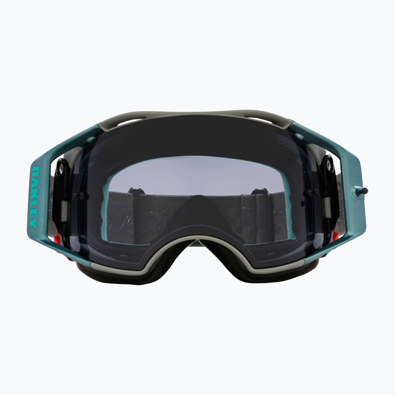 Occhiali da ciclismo Oakley Airbrake MTB tld verde tattico/grigio chiaro 8
