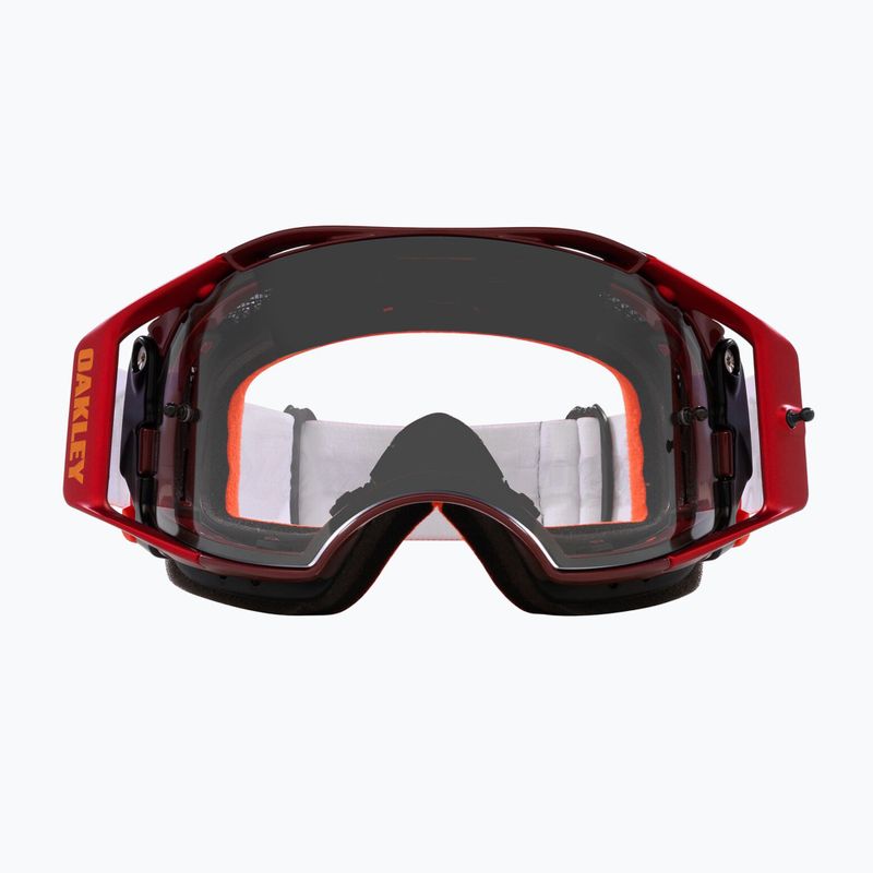 Occhiali da ciclismo Oakley Airbrake MTB tld rosso lampo/chiaro 8