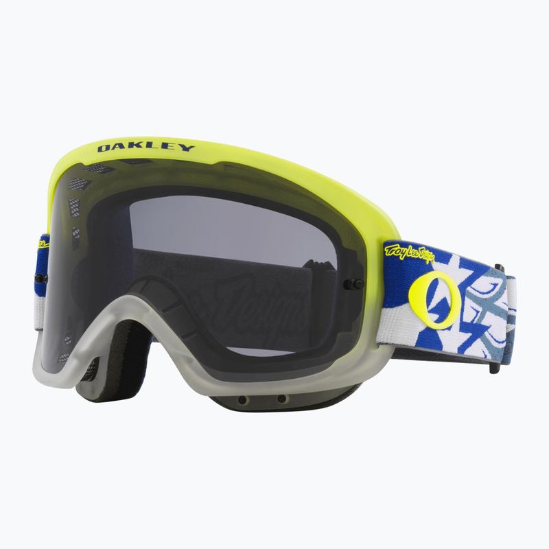 Oakley O Frame 2.0 Pro Occhiali da ciclismo MTB tld blue wings/grigio scuro