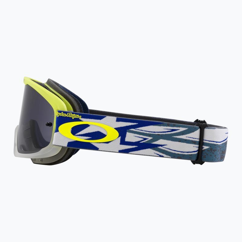 Oakley O Frame 2.0 Pro Occhiali da ciclismo MTB tld blue wings/grigio scuro 4
