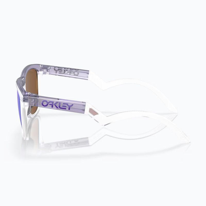 Occhiali da sole Oakley Frogskins Hybrid matte trans lilac/clear prizm violet 3