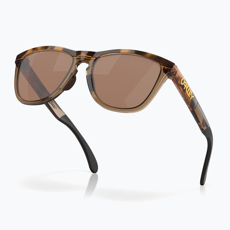 Occhiali da sole Oakley Frogskins Range tartaruga marrone/fumo marrone 4