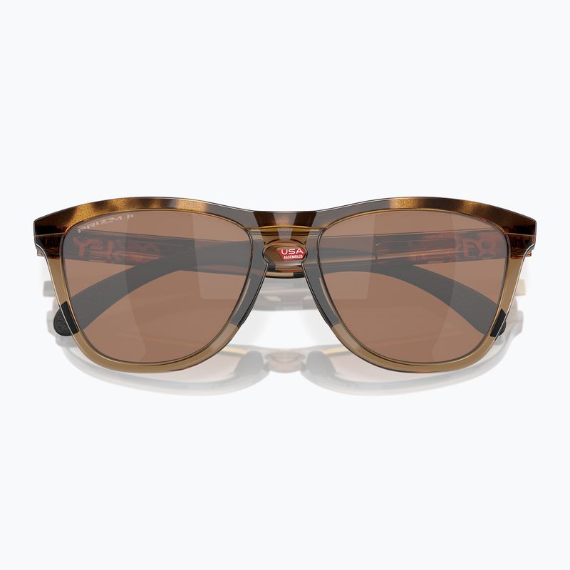 Occhiali da sole Oakley Frogskins Range tartaruga marrone/fumo marrone 5