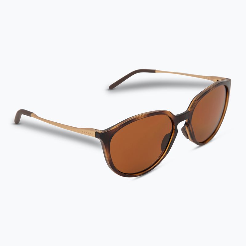 Occhiali da sole Oakley Sielo polar marrone lucido tartaruga/prizm bronzo