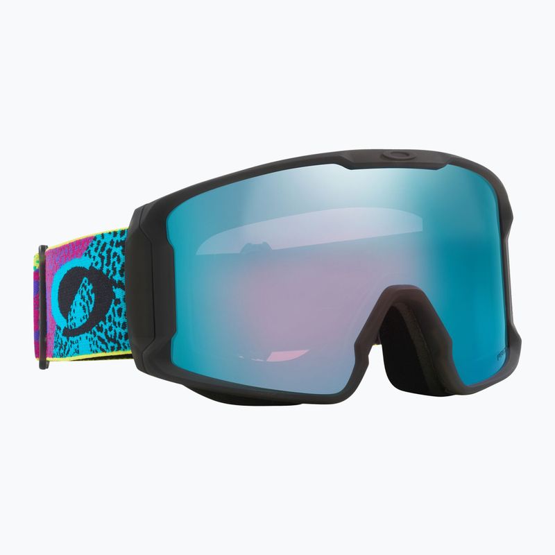 Oakley Line Miner L multi digital ellipse/prizm snow sapphire iridium occhiali da sci