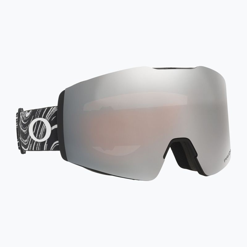 Oakley Fall Line M nero swirl/prizm snow nero iridium occhiali da sci