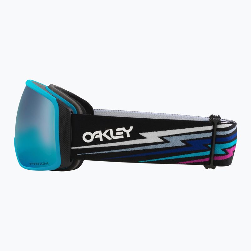 Oakley Flight Tracker L nero bolt/prizm snow sapphire iridium occhiali da sci 4