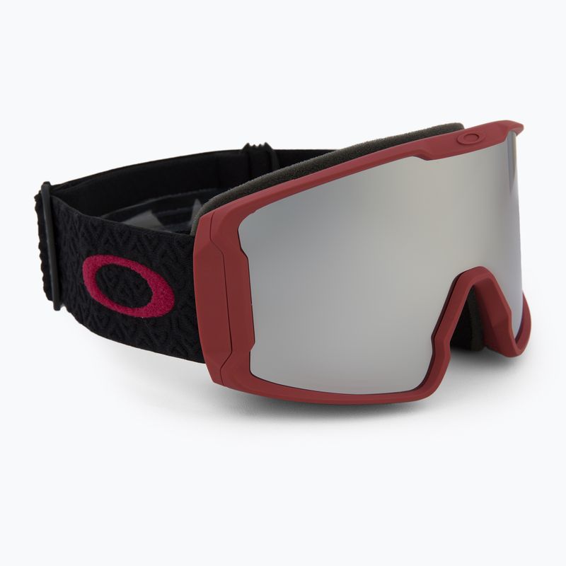 Oakley Line Miner L colby stevenson sign/prizm snow black iridium occhiali da sci