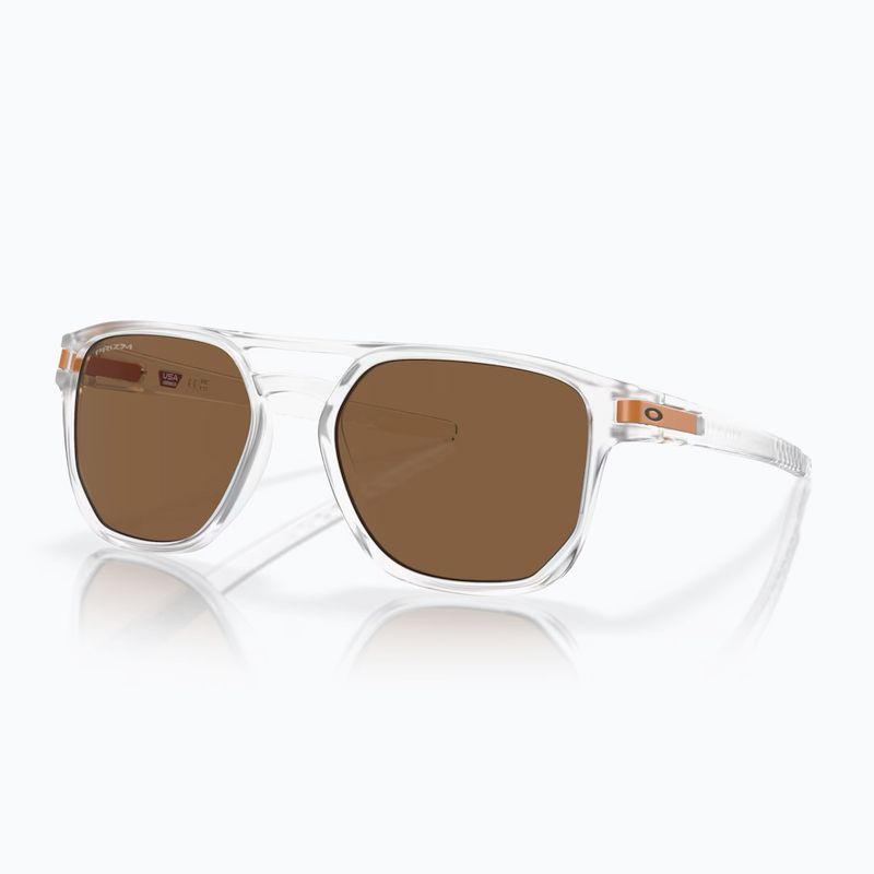 Occhiali da sole Oakley Latch Beta opaco chiaro/primo bronzo