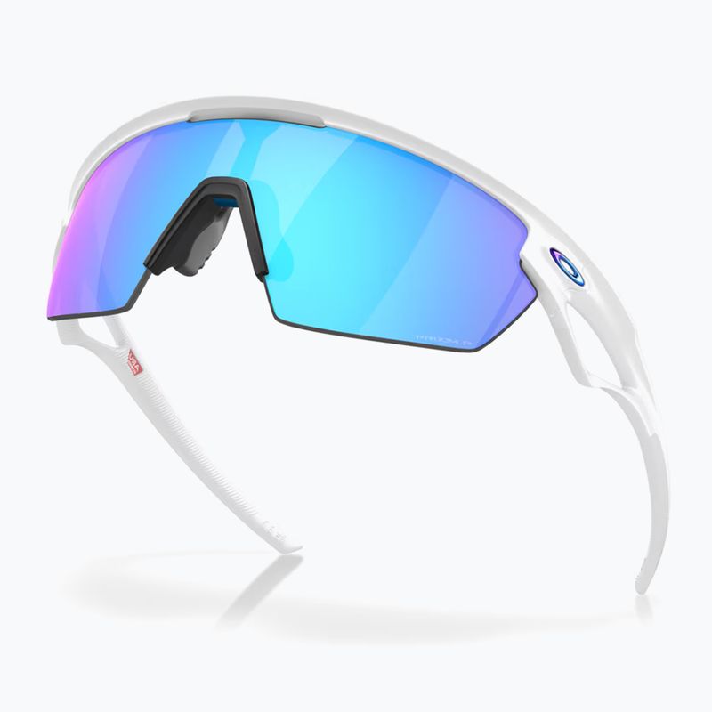 Occhiali da sole Oakley Sphaera bianco opaco/zaffiro polarizzato 4